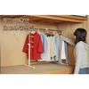 YAMAZEN Closet Clothes Rack, Off-White, OBM-SS(OW)