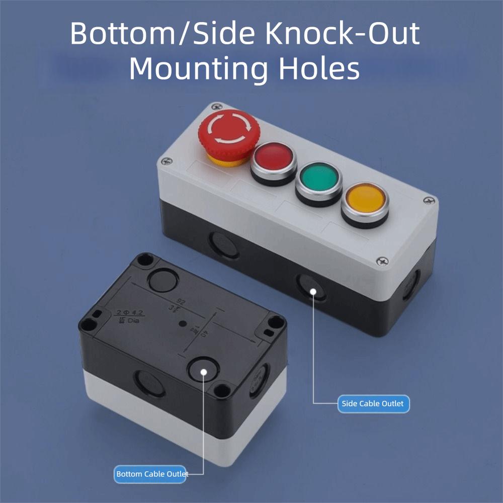 Self-resetting Function Start Stop Button Box Industrial Push Button Box Industrial Use