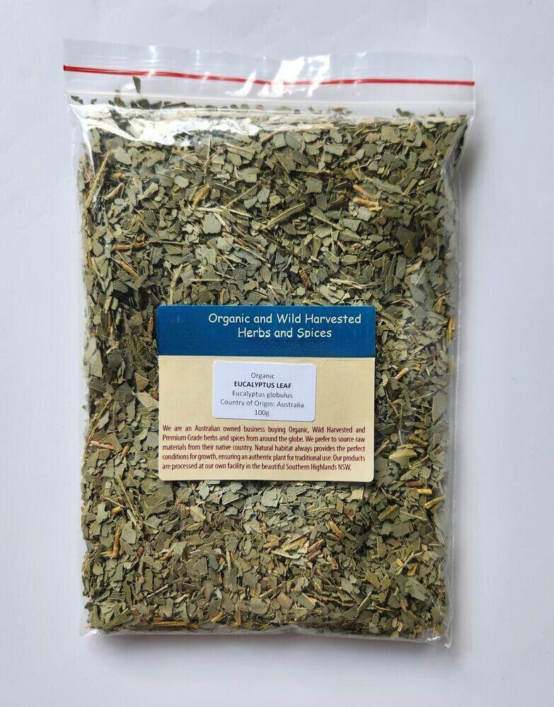 EUCALYPTUS LEAF ORGANIC HERBAL TEA 500g Ausralian Globulus Native Dried Herb