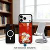 Мультяшный F-Пушистый C-Толстенький Тигр Чехол для Телефона Магнитный Для iPhone17 16 15 14 13 12 Pro Max Для Magsafe Беспроводная Зарядка Чехол