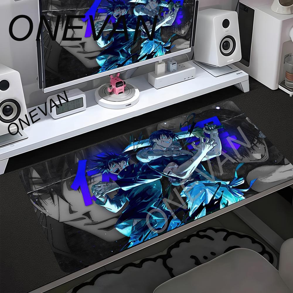 Anime Purple Mouse Pad HD Jujutsu Kaisen Gaming Keyboard Desk Mat Laptop Satoru Gojo Mousepad PC Gamer Cabinet Extended Deskmat