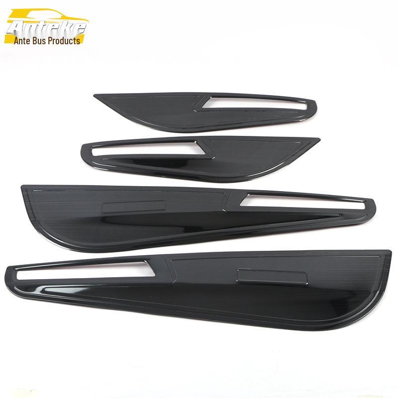 Подходит для 18 моделей Komic Bola: Накладка на порог двери автомобиля с блестками и накладка на панель кузова, аксессуары для мода