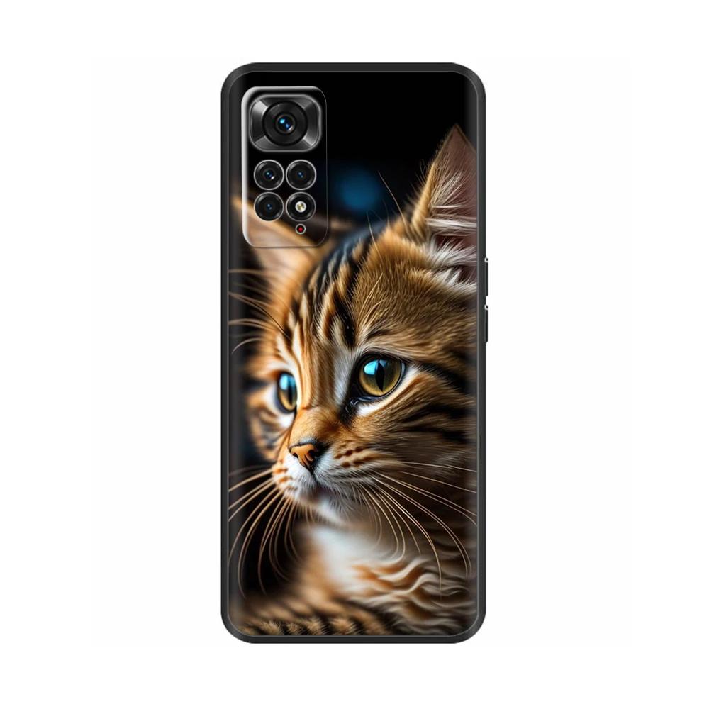 Чехол для Xiaomi Redmi Note 11 11S Мягкий Жидкий Силикон Мультяшная Крышка для Redmi Note11 Pro Plus Fundas Узорчатая Полная Защита