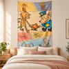 Dog Man Tapestry highquality for decorating living room bedroom dorm walls ideal as bedroom wallart orholiday gift