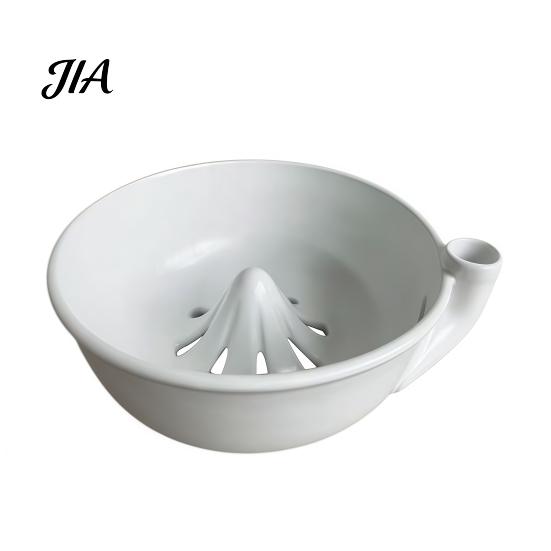 Food Prep Bowl with Integrated Drain Ceramic Berry Self Rinsing Drain, Vortex Automatic Drainable Fruit Serving Cleaning Colander, Efficient
