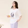 Fentenggan 100% Pure Cotton Round Neck Pajama Set
