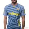 2026 Легкая выездная футболка Malaga CF Мужская Женская Повседневная Быстросохнущая Подходит для Повседневной жизни и Тренировок Дышащая футболка