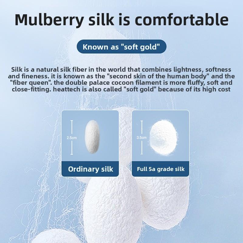 Silk Knee Joint Protection Sleeve, Warm and Heat-generating, for Treating Cold Legs, Knee Protection for Autumn and Winter.