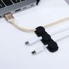 Office Headphone Mouse Power Cord USB Cable Organizer Cable Winder Line Clamp Fixer Wire Management