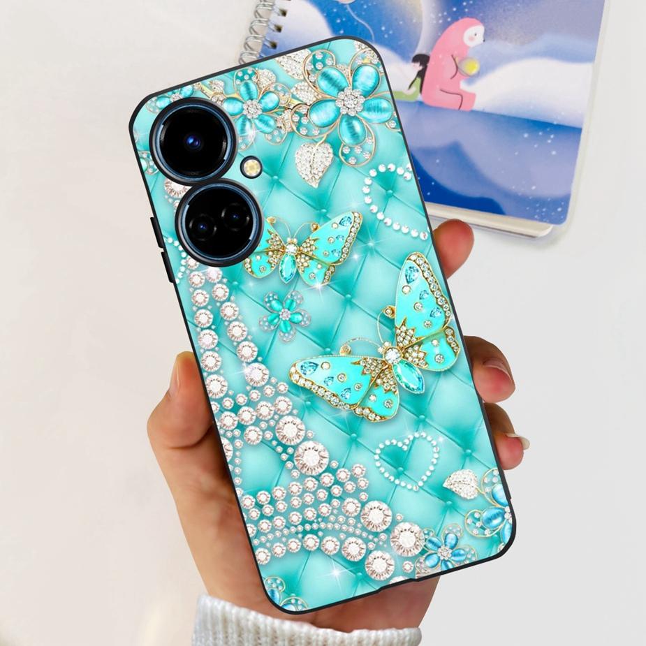 Чехол для Tecno Camon 19 Neo CH6i, новый модный окрашенный чехол, мягкий силиконовый чехол для телефона Tecno Camon 19 Pro 5G Camon19 Neo, бампер
