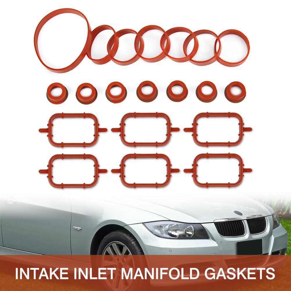 20 шт. прокладок впускного коллектора для BMW M47 E87 E46 E90 E91 E92 E93 E39 E60 11617790198 11612246945 11612245439 11612246949