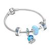 Pandora Accompanying the playful octopus 925 silver set 925 silver glass synthetic opal bracelet for women ZT2375