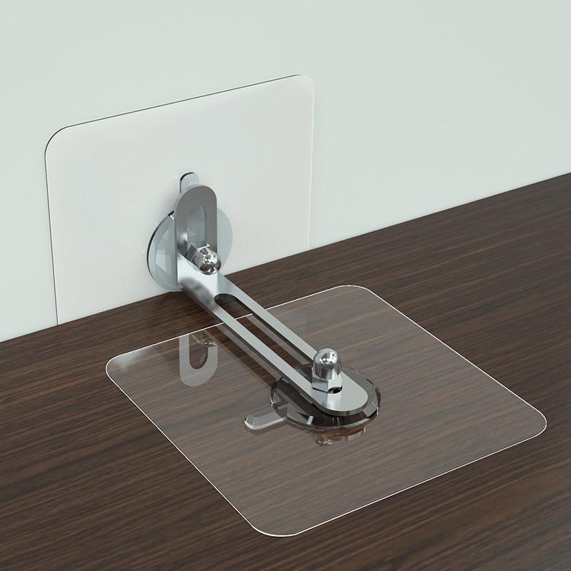 1 шт., антидемпинговое устройство для фиксации шкафа, без пробивки, чтобы предотвратить антидемпинговое фиксатор книжной полки, обувной полки, шкафа, книжного шкафа, мебели