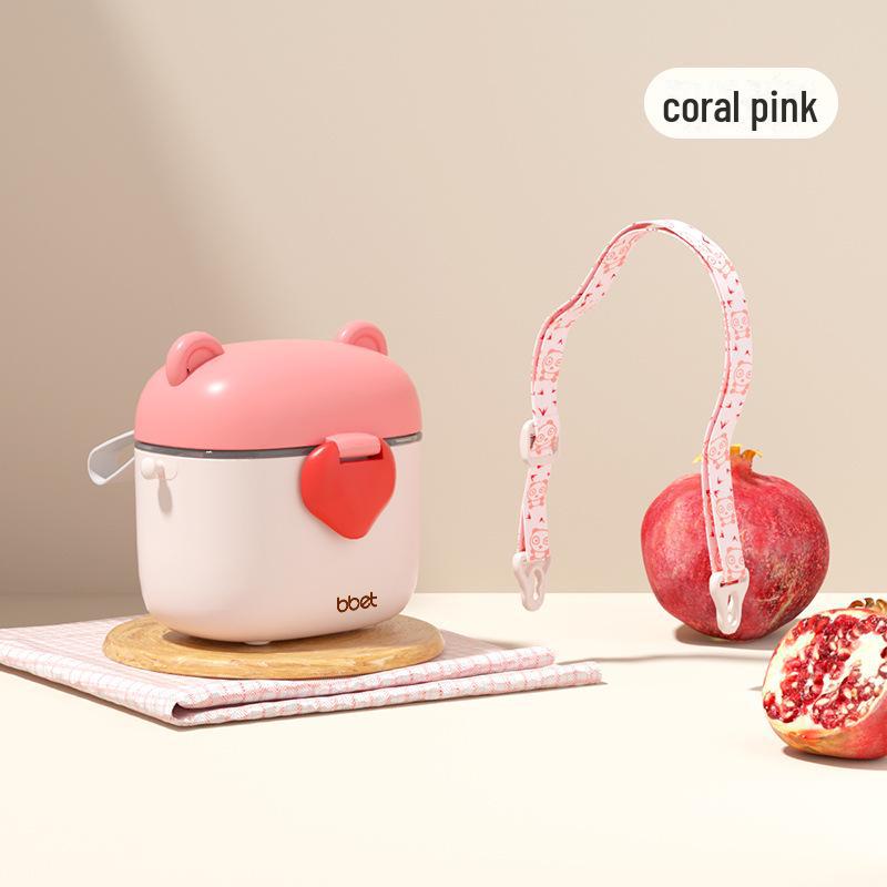 Портативная коробка для детского питания и сухого молока с отдельными слоями для использования на открытом воздухе