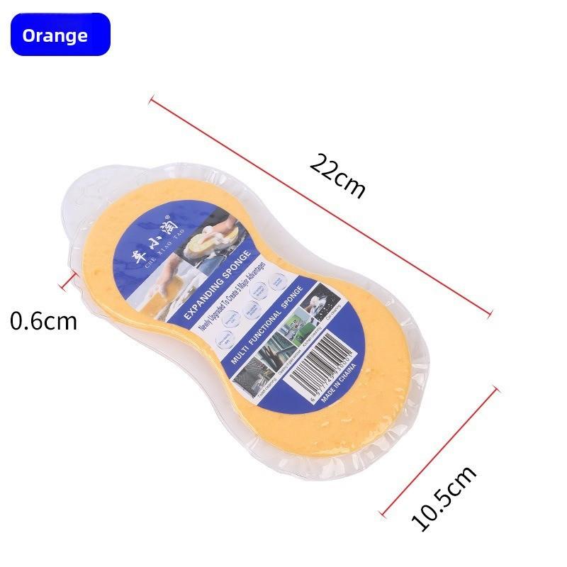 Губка для мойки автомобиля, Вакуумно сжатый большой губчатый блок в форме пчелиных сот, Губка высокой плотности для воскования и полировки автомобиля