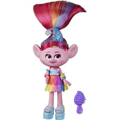 Статуэтка — HASBRO — Trolls 2 World Tour — Кукла Делюкс Поппи — смешанная — от 4 лет и старше