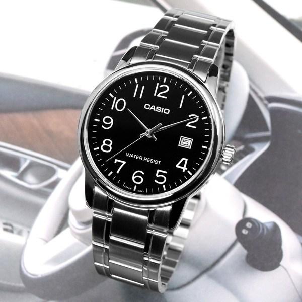 Casio Мужские модные металлические наручные часы
