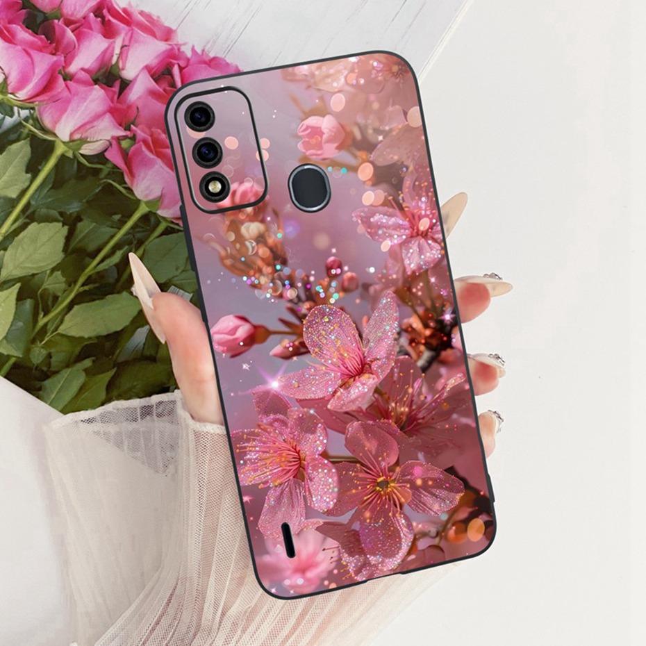 Милый Чехол для Телефона с Принтом Для ITEL A48 Мягкие Черные Силиконовые TPU Чехлы Для Itel A48 Чехлы Бамперы
