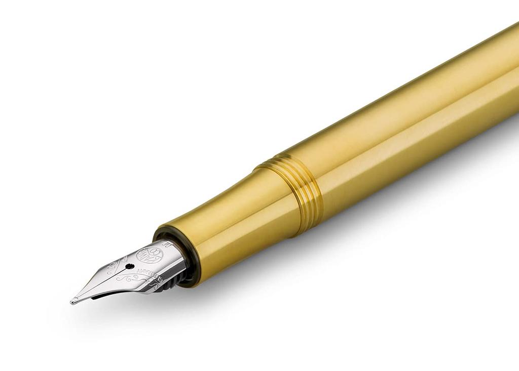 Kaweco Kaweco Fountain Pen F Fine Point Lilliput Eco Brass Regular Imported Product LIFF-ECOBR