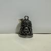 1pc Motorcycle Bell with Skull Design - Fit Metal Keychain for Riders, Lucky Charm Accessory for Motorcycle Enthusiasts & Pet Owners, Rider Lucky