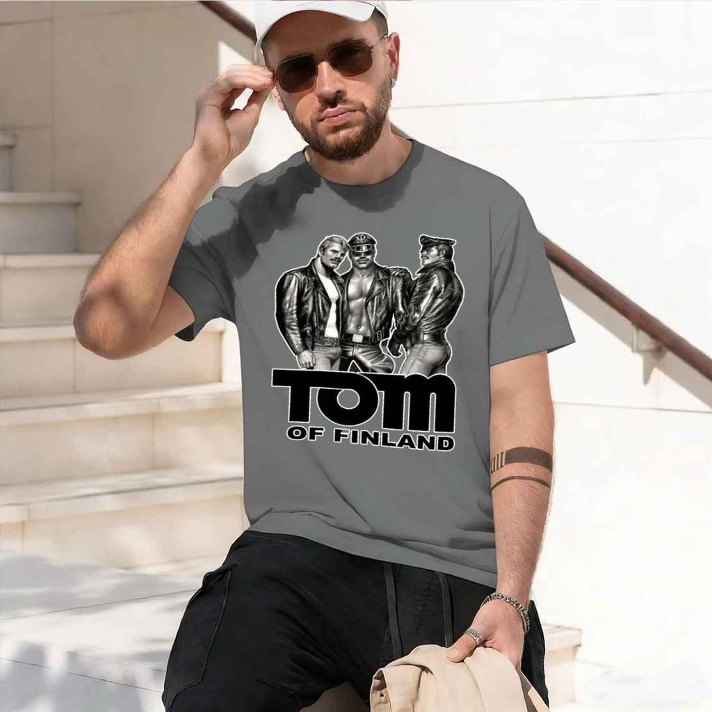 Tom Of Finland Kink (White) Tshirt New Edition Qukying Unisexs Grh Tshirts Pack 2026 New Model Shortsleeve Crewneck Tshirt C