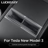Для Tesla Model 3 Highland Central Control Storage Box 2025 Центральная консольная панель Tidying Organizer USB Shut Hub Автомобильные аксессуары