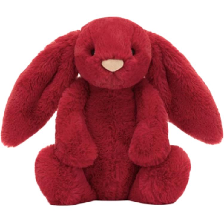 Jellycat Коллекция Зайчиков Supreme Bashful Skye Зайчик Куклы Плюшевая Кукла 31см/51см Высота в Сидячей Позе