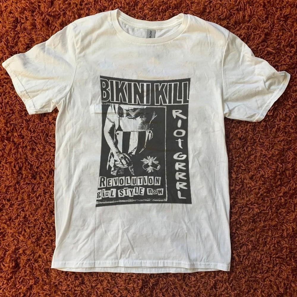 Редкая футболка Bikini Kill Revolution Girl Style Now Unisex для концерта S5XL TR533 Унисекс футболка