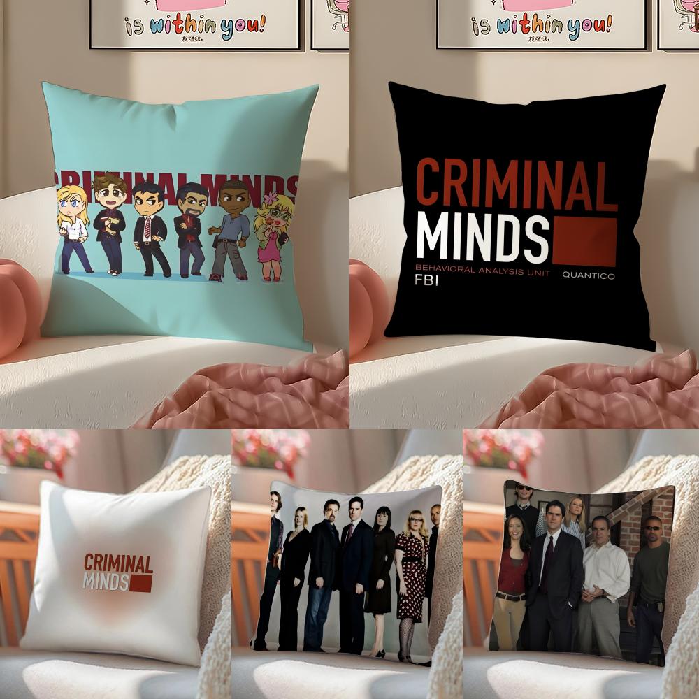 Сериал Психологический CCriminal mminds Наволочка Наволочка Короткий Плюш Невидимая молния Комната Диван Наволочка