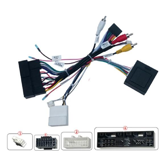 9 Inch Car Radio Fascias For HYUNDAI IX45 / SANTA FE 2013-2018 Android Stereo Frame Panel With Cable canbus Decoding