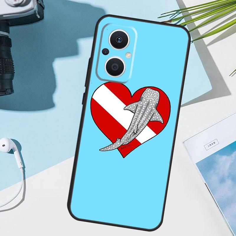 Чехол с китовыми акулами для OPPO Reno 14 F 12 11 10 13 Pro 11F 12F 13F 7 8 Lite Чехол для OPPO Find X8 X6 X5 X9 Pro