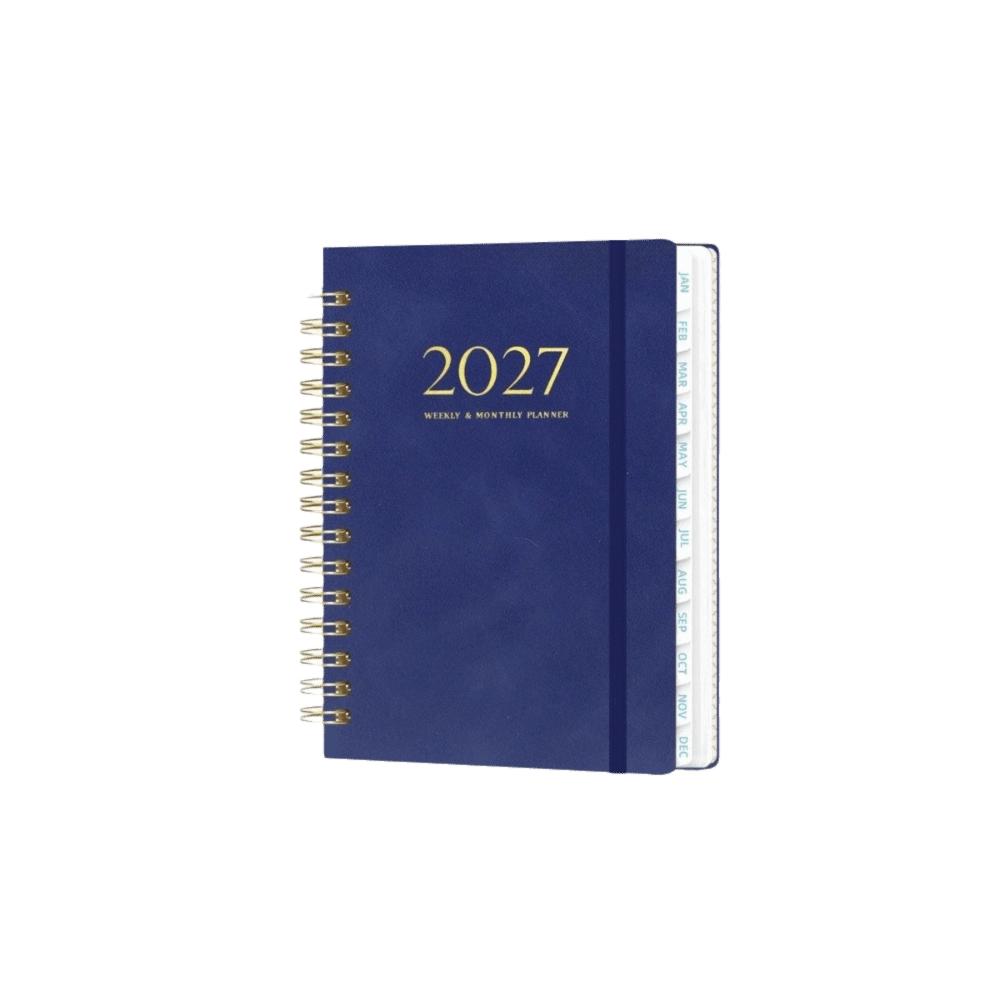 Paper Annual Planner Book Spiral Binding Spiral Notebook New 2027 Planner Notebook Daily Planning