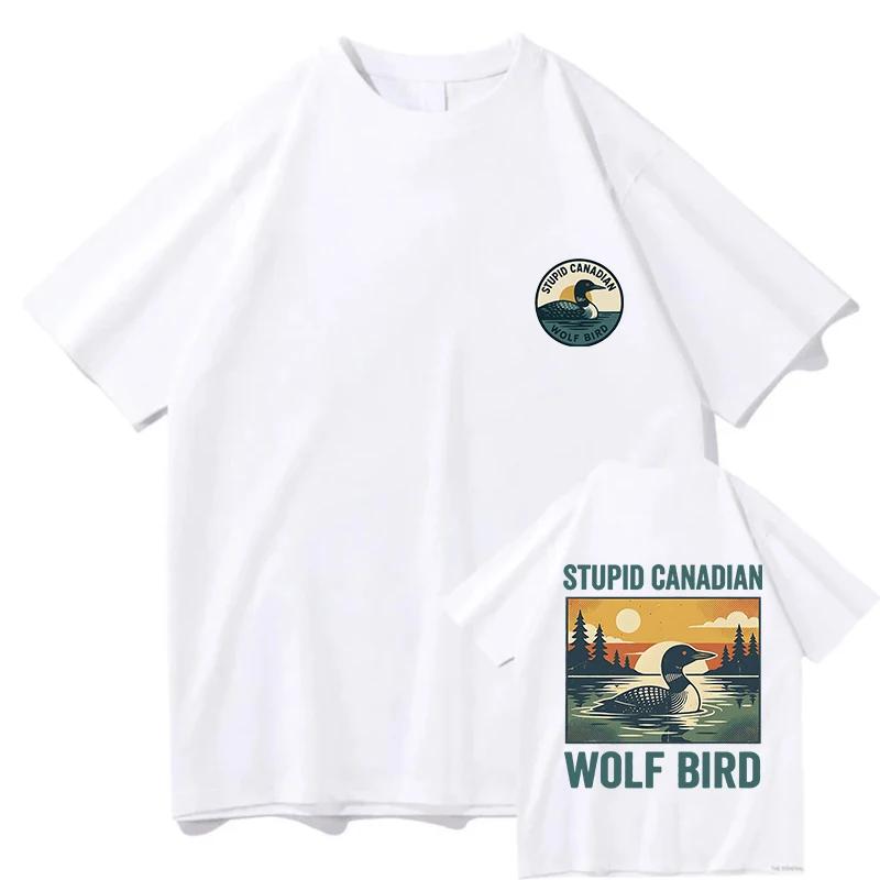 Илья Розанов 81 Накал Страстей ТВ Футболки Чистый Хлопок Модные Повседневные Футболки Глупая Канадская Волк Птица Футболки Уличная Одежда