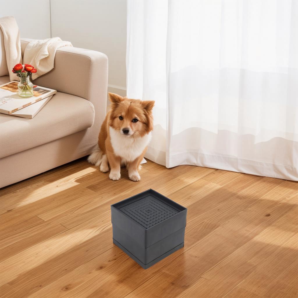 Черный цвет Накладки на ножки стула Штабелируемые подставки Гибкое штабелирование