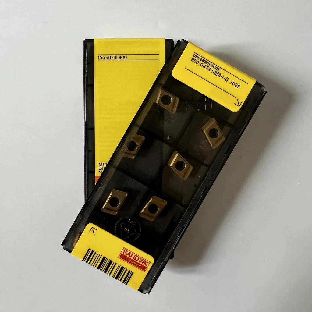 Original Sandvik / 800-06T308M-I-G 1025 / CNC Lathe Carbide Blade 10 PCS