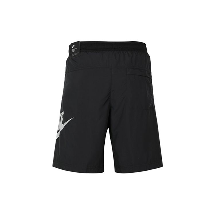 Nike Гибридные тканые тренировочные шорты с большим логотипом мужские черные CJ4441-010