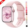 Silicone Sport Band For Apple Watch Ultra 49mm Series 9-8-7 41mm 45mm Correa 44mm 40mm Waterproof Bracelet Iwatch 6 5 4 SE Strap