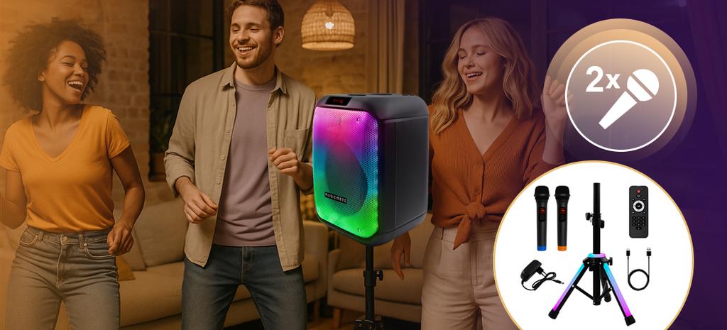 MusicMate MM-SC1000 PartyPowerX Sound System