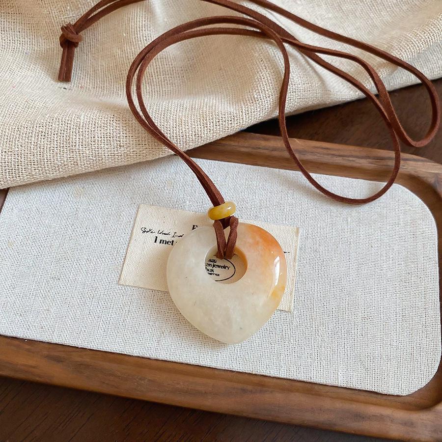 Минималистичное регулируемое акриловое геометрическое ожерелье - Универсальная модная цепочка для свитера