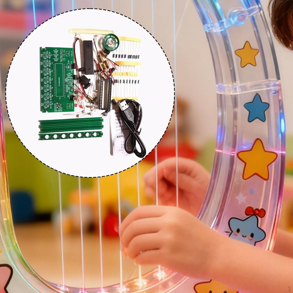 Electronic Harp DIY Soldering Kit Education Learning Gift Solder Project