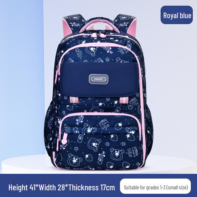 Large Capacity Backpack for Elementary Students with Side Opening and Cooler Compartment