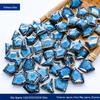 Набор для создания мозаики из керамики ручной работы: Сине-белый фарфор для творческих проектов родителя и ребенка
