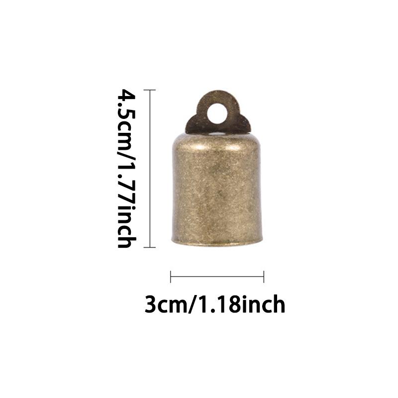 WTEMPO 10PCS Retro Metal Festivals Decorative Hanging Bells Cow Horse Sheep Grazing Bells Thickened Cattle Sheep Animal Using Bells