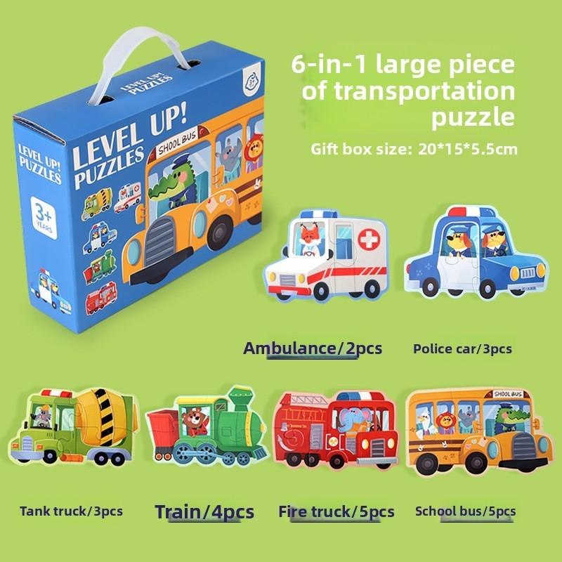 Транспорт Ферма Динозавр Животное Тема Пазл Детская Игрушка