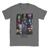 Мужские футболки Ghost B.C. Винтажная хлопковая футболка с коротким рукавом и круглым вырезом, одежда больших размеров