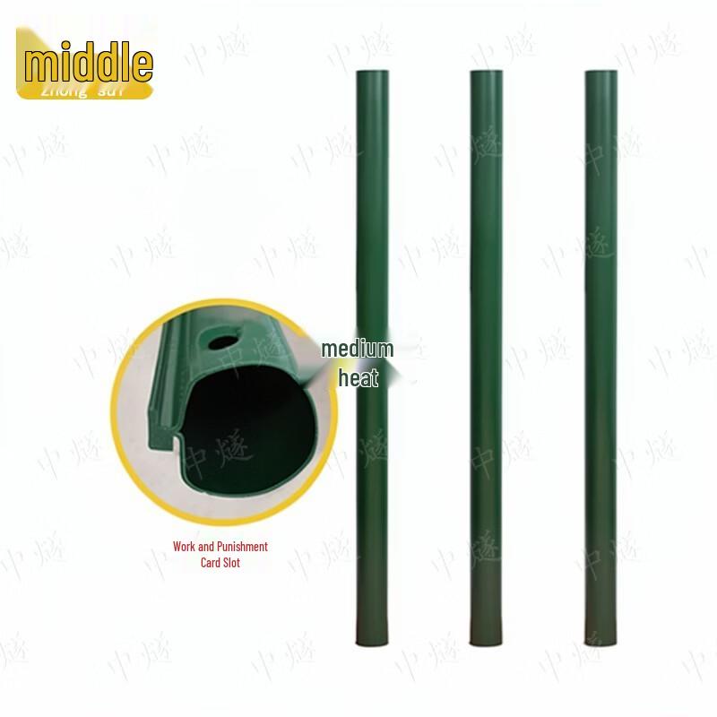 2.1m Dip-Coated Round Steel Barbed Wire Fence Post