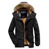 Men 'S Winter Plus Velvet Padded Jacket Men 'S Mid -Length Padded Jacket