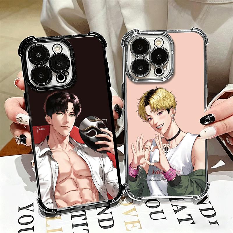 B-J A-Alex Аниме Мягкий Чехол Для Телефона Для iPhone 15 16 17 Air 14 Pro Max 16E Plus 13 12 Mini Покрытие Противоударные Fundas