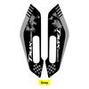 POSFIRA Motorcycle Front Fender Stickers Vinyl Decals for Yamaha TMax 560 Tech Max 2025 2024 2023 2022 T Max Accessories