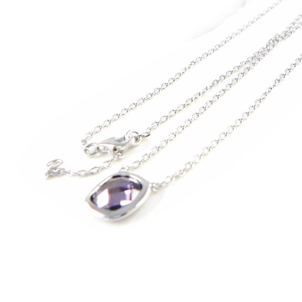 Les Trésors De Lily [E9834] - Серебряное ожерелье «Линда» с аметистом